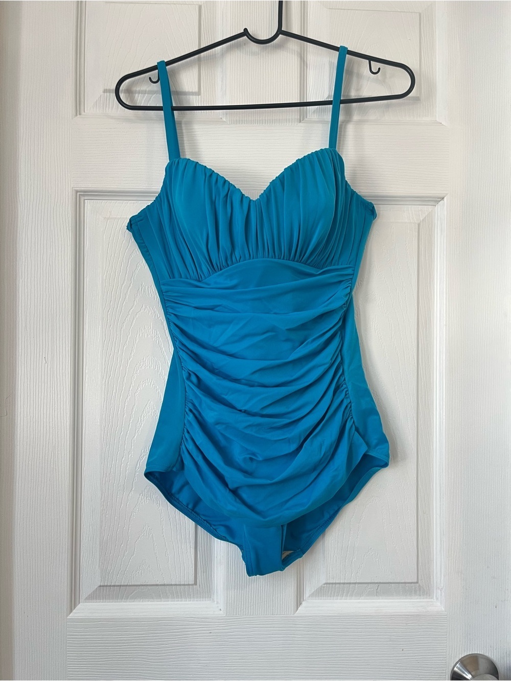 Miraclesuit blue tummy control One-Piece Swimsuit size 12